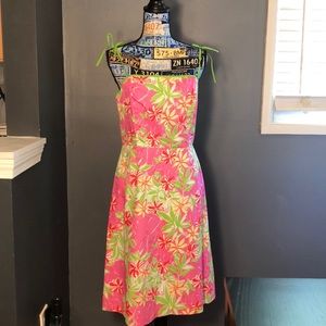 Green and pink Lily Pulitzer sundress